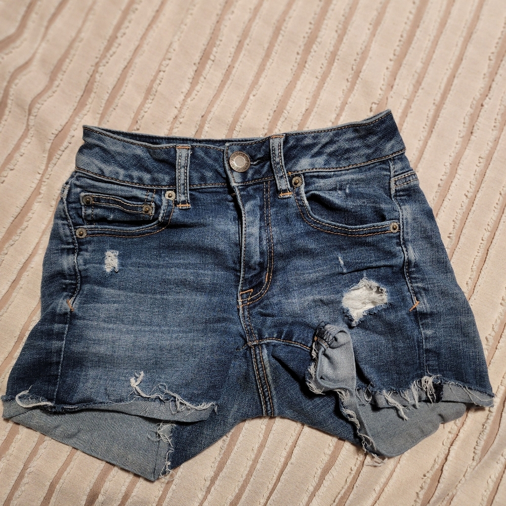American Eagle jean shorts sz 00